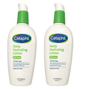 Cetaphil - Daily Hydrating Lotion (3 fl oz) - Oil Free Pack of 2